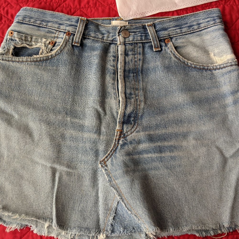 E and J Vintage Levis Denim Skirt
